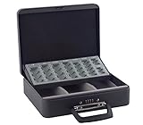 Stahlblech Sax 0-814-19 Metallgeld Koffer, 30 x 9 x 23 cm