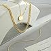 JECOMY 14K Gold Plated Layering Necklaces For Women Gold Necklace Set, Cuban Link, Snake Chain, Paperclip Layered Chains, Twisted Rope and Twisted Chain, Trendy Layering Necklace
