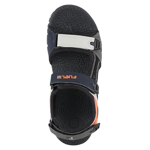 Image of FUEL Sandals & Floaters for Mens & Boys Comfortable & Lightweight Dailywear, Anti-Skid Flexible & Breathable for Running, Walking Stylish Casual Sandal for Outdoor Footwear For Gents (Rambo-01)