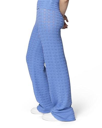 florence by mills Women's Le Pointelle Sweater Lace Wide Leg Pant3