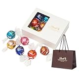 【Lindt公式】リンツ Lindt チョコレート リンドール ミニテイスティングセット ピック&ミックス クリスマス 10個入 推し活 ギフト 手提げ袋付き ショッピングバッグS付