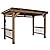 Backyard Discovery Saxony XL Grill Gazebo, 2 full Size Grills, Griddles or Smokers Steel Metal Roof, Wind Resistant - 100 mph, Supports 30 In of Snow, Electrical Outlet, USB, Grilling Hooks