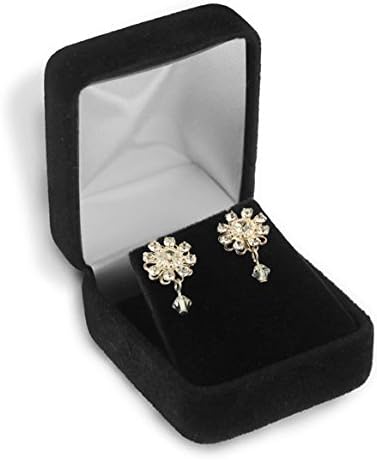 Black Velvet Earring Box