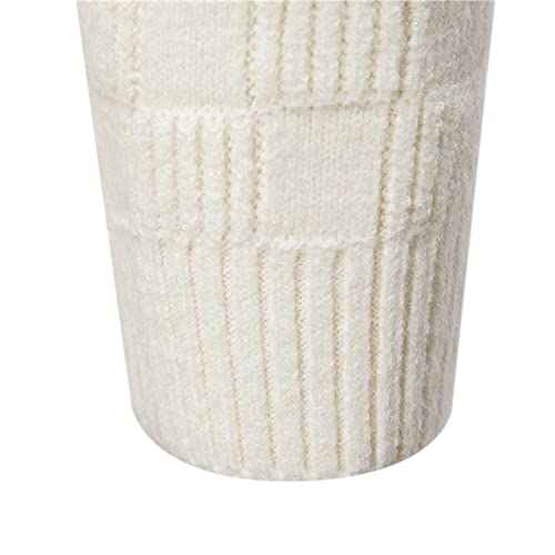 Men's Turtleneck Sweaters Waffle Knitted Pullover Sweaters Long Sleeve Sweater Fall Winter Warm Knitwear4