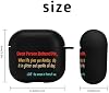 Funda 'Querida persona detrás del lunes' para AirPods 4 2024, cubierta protectora de silicona suave con llavero, compatible con carga inalámbrica y por cable, luz LED visible, a prueba de rayones y anti-amarillento, resistente a golpes para AirPods 4