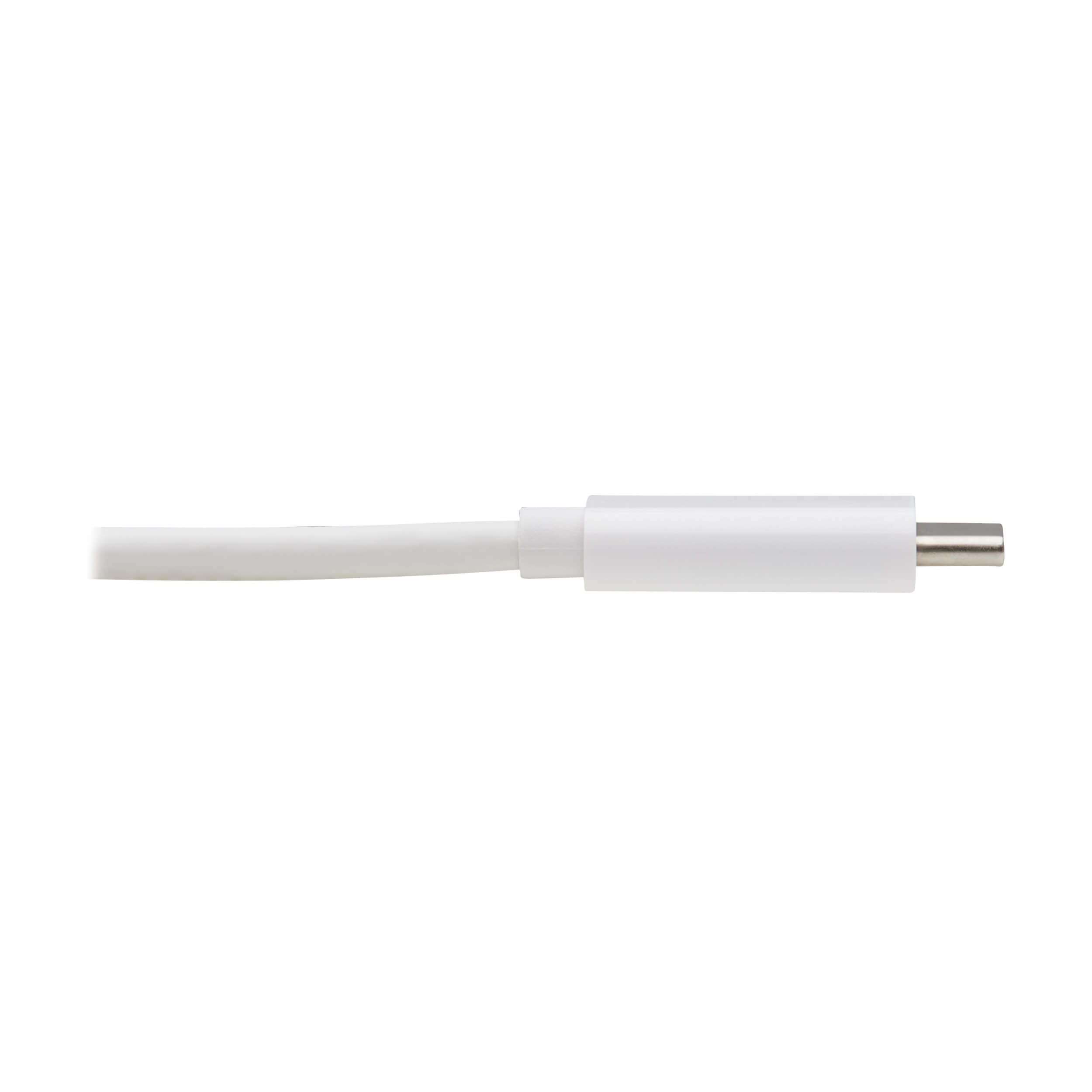 Tripp Lite Adattatore da USB-C a HDMI, 8K a 30Hz, cavo da 6", compatibile con Windows e Mac, da maschio a femmina, HDR 4:4:4, HDCP 2.3, plug-and-play, nessun software necessario, bianco, 1 anno di