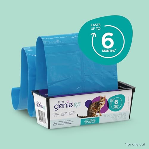 Litter Genie Easy Roll Pail with Easy Roll Refill, 24 bags by Litter Genie - Used condition - Image 6