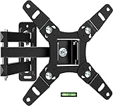 Full Motion TV Wall Mount TV Bracket with 360°Rotation, JUSTSTONE Swivel Tilt Extension TV Mount Fits Most 13-45 Inch TVs & Monitors, Max VESA 200x200mm, Holds up to 55lbs/25kg