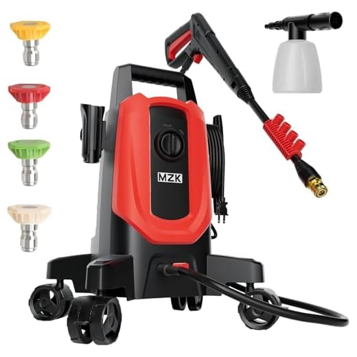 MZK High Pressure Washer with Mobility Features