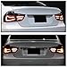 SPEC-D TUNING Full LED Black Tail Lights w/Fiber Optic Parking Light S and trip and Sequential Turn Signals Compatible with 2009-2011 BMW E90 3-Series