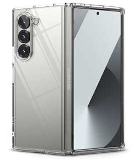 Ringke Fusion [Langanhaltende Klarheit] Kompatibel mit Samsung Galaxy Z Fold 6 Hülle, Kratzfest Hart PC Weich TPU Transparent Handyhülle - Clear