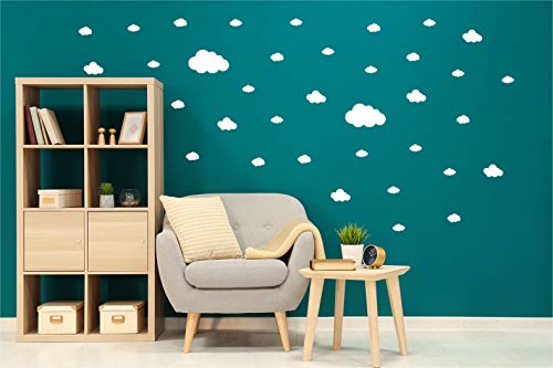 Vinilos Decorativos Nubes Blancas Set 28 Piezas miniatura 3