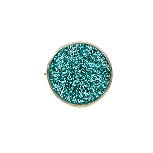 Mrcuff Blue Diamond Dust Formal Set Cufflinks In Presentation Gift Box & Polishing Cloth #TOP4