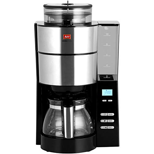 Melitta AromaFresh, Noir/Acier Bross...