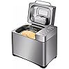 Bread Maker, Large 17-in-1 Smart Bread Machine with Auto Fruit Nut Dispenser, 3 Loaf Sizes 3 Crust Colors, Yogurt PROG, Recipes, 1 Hour Keep Warm Function, for Home, Kitchen