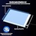 A4 LED Light Box for Tracing and Drawing - Ultra Thin Adjustable Light Table, USB Trace Light UP Pad Screen, Small Copy Board Tracer for Kids Artists, Sketching, Stenciling, and Art Crafting.