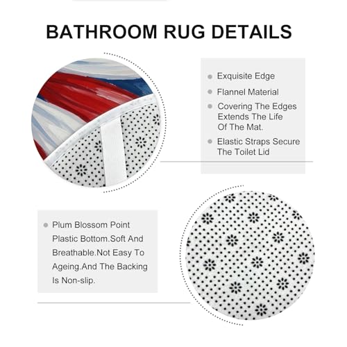 Rideau de douche Samoyède anti-éclaboussures avec tapis anti-glisse - 6