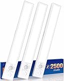 FULEN Motion Sensor Under Cabinet Lights, Wireless Under Counter Lights for Kitchen, LED Closet Ligh