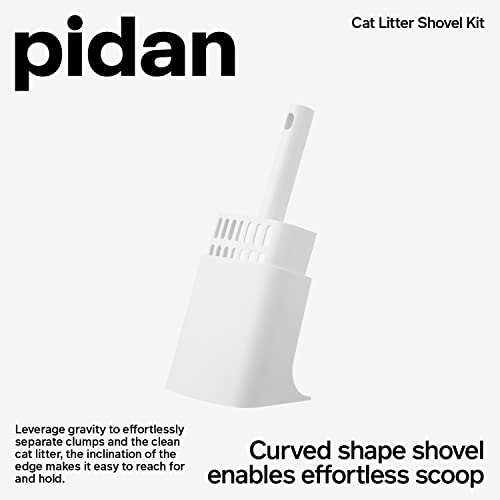Pidan Cat Litter Scoop With Stand Cat Scooper With Holder And Caddy Solid And Durable Eco-Friendly Material, Easy To Clean Ergonomic Design #TOP1