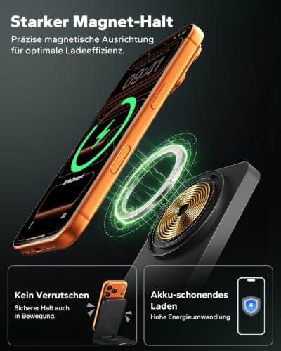 Eddibox 15W Schnellladen Magsafe Ladestation für Apple Watch und iPhone – Ansicht 4