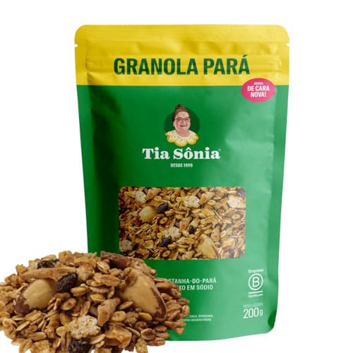 Tia Sônia, Kit 7 Granola X-pin Castanha Choc Premium Org Tradi Low Carb