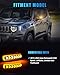 DYNVEX LED Sequential Side Mirror Marker Lights for 2015-2022 Je-ep Renegade SUV, [Newly Modern Upgrade] Smoked Lens Amber LED Side Mirror Turn Signal Lights, 2 PCS
