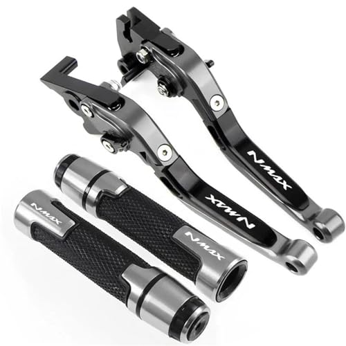 NMAX125 NMAX150 NMAX155 V1 V2 V3 2015-2023 CNC �N���b�`���o�[�u���[�L���o�[�Z�b�g�����\�Ȑ܂肽���݃n���h�����o�[ �����\�ȃV���[�g�u���[�L(K)