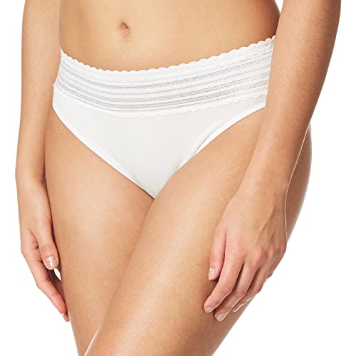 Image of Warner's womens No Pinching No Problems Dig-free Comfort Waist With Lace Cotton Hi-cut Rt2091p
