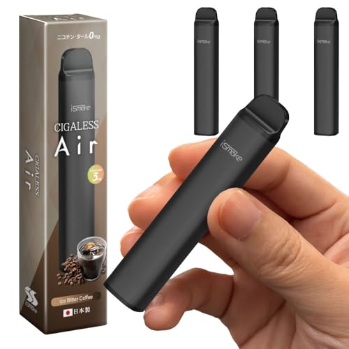 ismoke CIGALESS Air dq^oR ĝ 2500z\ VAPE e  jR` ^[ ACX[N VKX GAt[ o͒ (d 3mg, ACXr^[R[q[ 3{)
