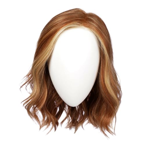 Raquel Welch Simmer Elite Layered Shoulder Length Wig With Lightweight Hand-Tied Base, Petite Cap - RL14/25SS SS Honey Ginger
