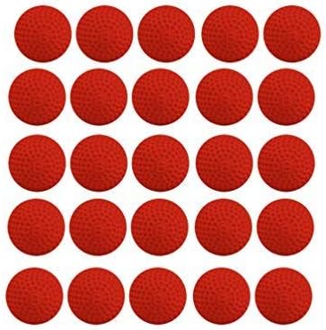 Echony 25Pcs Red Compatible Bullet Balls, Refill Ammo for Nerf Rival