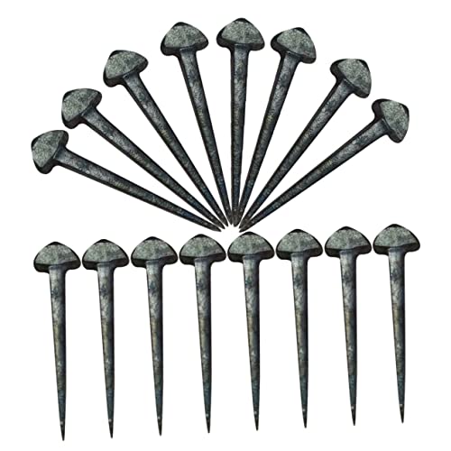 CIYODO 50Pcs Portable Replaceable Hoof Nails for Horses Sturdy Iron Horseshoe Accessories Durable and Practical Farrier Tools for Shoe Fixing