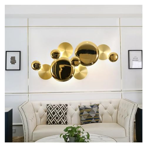 Lámpara de Pared Moderna de Lujo, lámpara de Fondo, lámpara de Noche, Apliques de Pared LED para Sala de Estar, Accesorios de iluminación Decorativos para el hogar (un Color L)