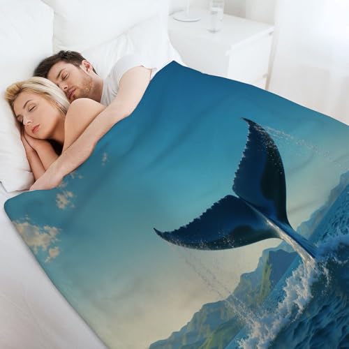 Couverture microfibre chaude et moelleuse pour lit toutes saisons