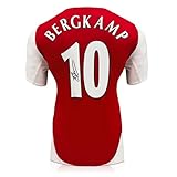 Exclusive Memorabilia Maillot d'Arsenal signé par Dennis Bergkamp