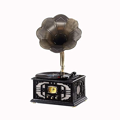 Tourne-Disque rétro, Tourne-Disque Gramophone, Platine Vinyle rétro avec Haut-parleurs sans Fil, phonographe en Bois… - Les Beatles, Paul McCartney, John Lennon, RIngo Starr, George Harrison Tourne-Disque rétro, Tourne-Disque Gramophone, Platine Vinyle rétro avec Haut-parleurs sans Fil, phonographe en Bois…