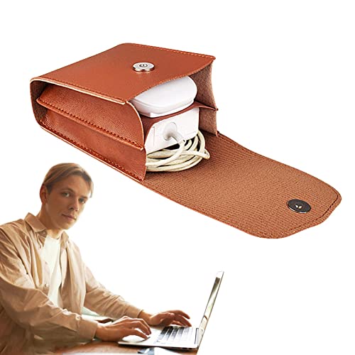 Bolsa para computador | Estojo de computador de couro PU à prova d'água com suporte para mouse pad