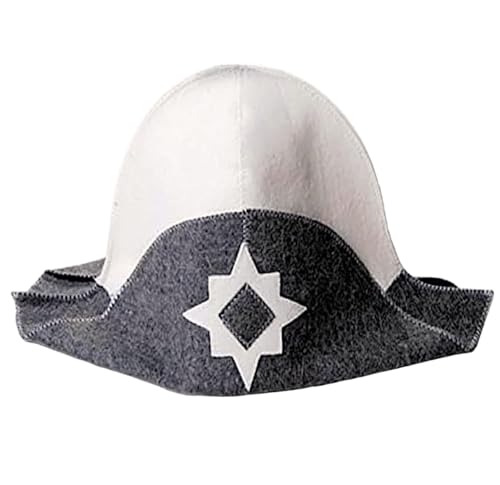 Gorro de fieltro Gorro sauna Gorro Tapa Kazajstán Gorra de sauna para sauna Sombrero de fieltro 5177-1512