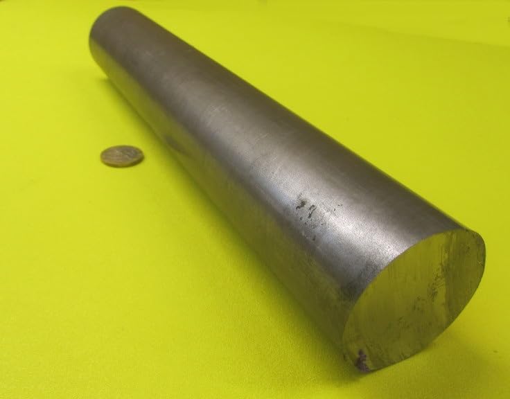 1144 Carbon Steel Round Rod 2.00" Diameter x 1 Foot Length 1 Piece