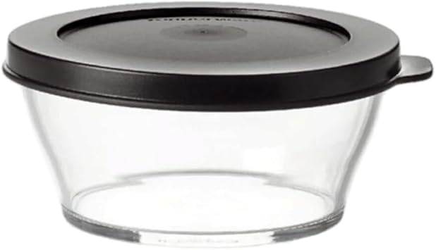 Tupperware Royal Serisi 610 ml Saklama Kab ,  effaf, Siyah Kapak