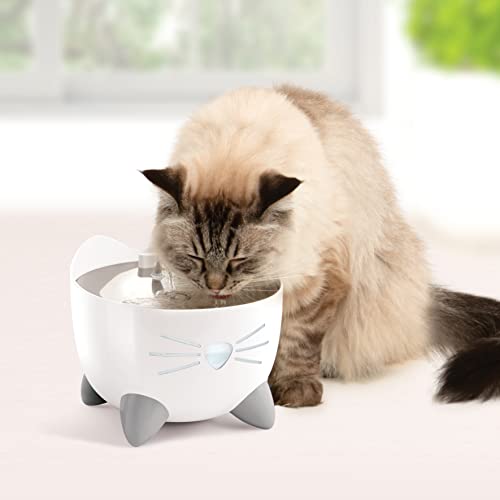 Catit PIXI Smart Automatic Water Drinking Fountain for Cats, White