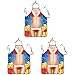 ifundom Decorazioni natalizie 3 pezzi Sexy Lady Natale Grembiule Natale Divertente Grembiule Cucina Grembiule Da Cucina Festa Decorazioni
