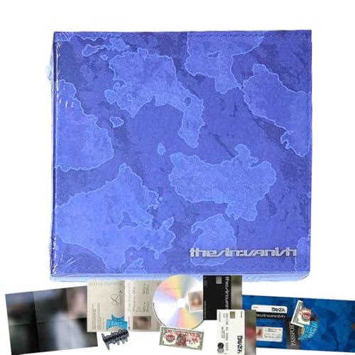 ENHYPEN THE SIN : VANISH 7th Mini Album [Jungwon FUGITIVES Ver.] CD + Photocard + Photo Pack Set + ID Card + Sticker Set (Knife) Dark Blue