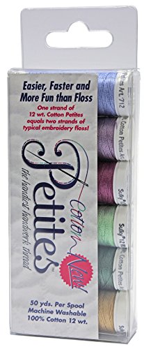 Sulky Sampler 12wt Cotton Petites, Rosewood Manor Assortment, 6-Pack miniatura 1