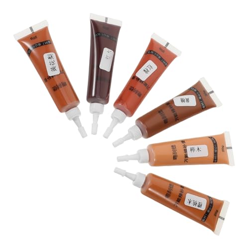 OSALADI 6pcs Wood Repair Paste Scratch Repair Paste for Cherry Ash Sandalwood Versatile Furniture Scratch Cover for Dents and Floors and Cabinets