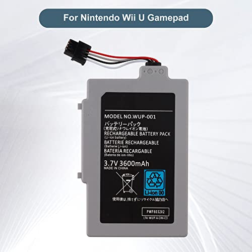 Image of Replacement Battery WUP-001 Compatible with Nintendo Wii U Gamepad with Tools