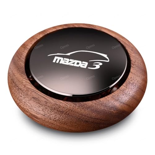 マツダ3 ファストバック 車用芳香剤 マツダ3 BP系 mazda3 ファストバック 車載アロマディフューザー ブラックウォールナット磁吸式蓋 ゼオライト香料使用 天然植物香り 車内清潔 空気