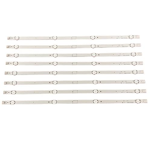 LOCLPCKGYA Kit 8pcs LED Backlight Strip Fit For Grundig 49 GUW 8768 49GUW8768 49VLX7000BP 49VLX7700WP 49GUS8860 49GUB8864 49VLX7810BP(40pcs For 5 TV)