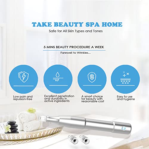Aquapen NP3 Rechargeable Nano Needling Derma Pen Skin Care Microneedle Electric Derma Stamp Safe Nanoneedling At Home thumb #4