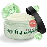 Amifiy Keratin Hair Mask, Multi-care Deep Conditioning Hair Mask for Dry Damaged Hair, Anti-Frizz, Intensive Hydrating & Repairing Deep Conditioner for Strong, Smooth and Silky Hair, 8 Fl Oz